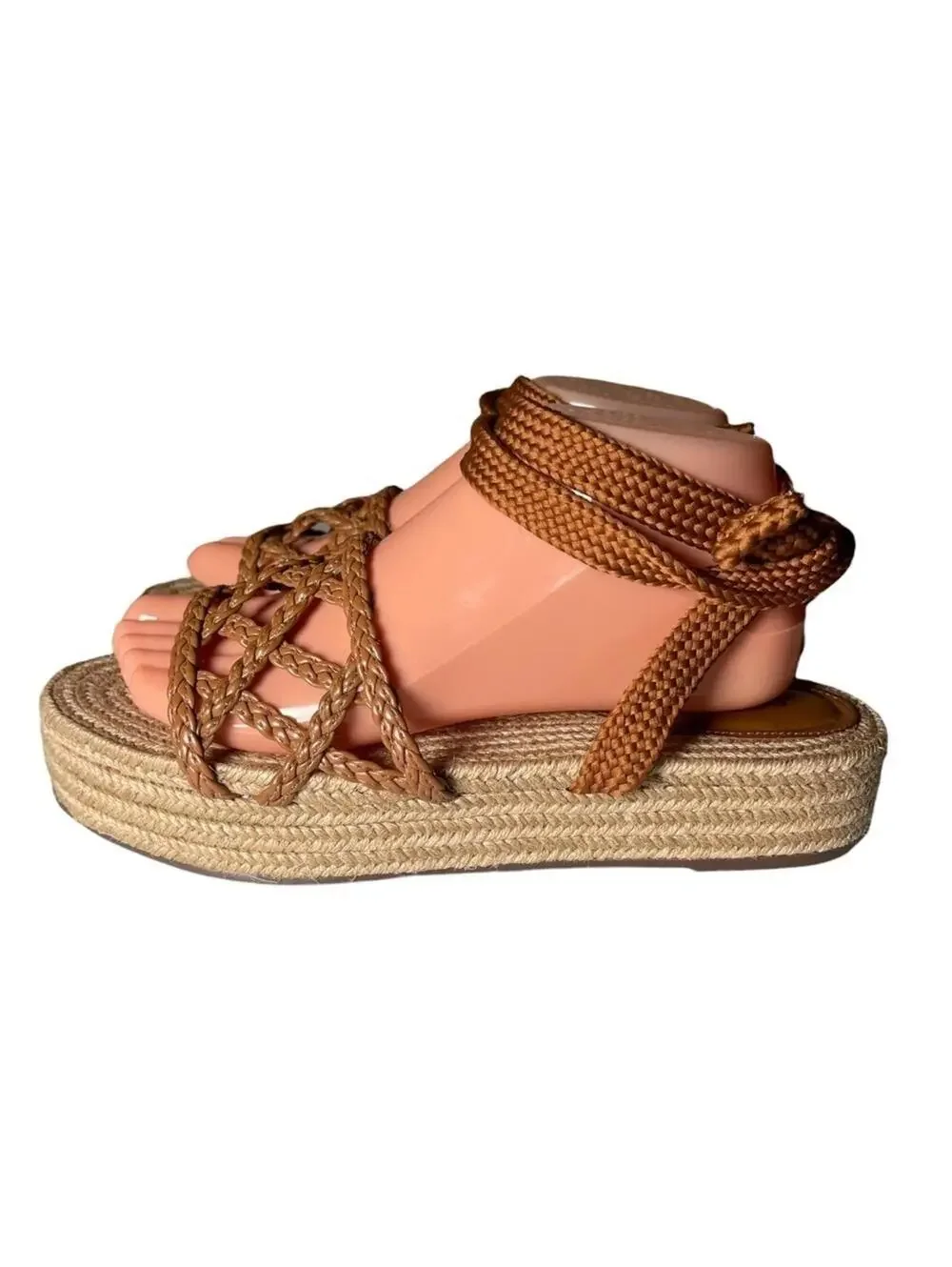 NWT Schutz Byana Platform Espadrille Sandals Sz 9.5B